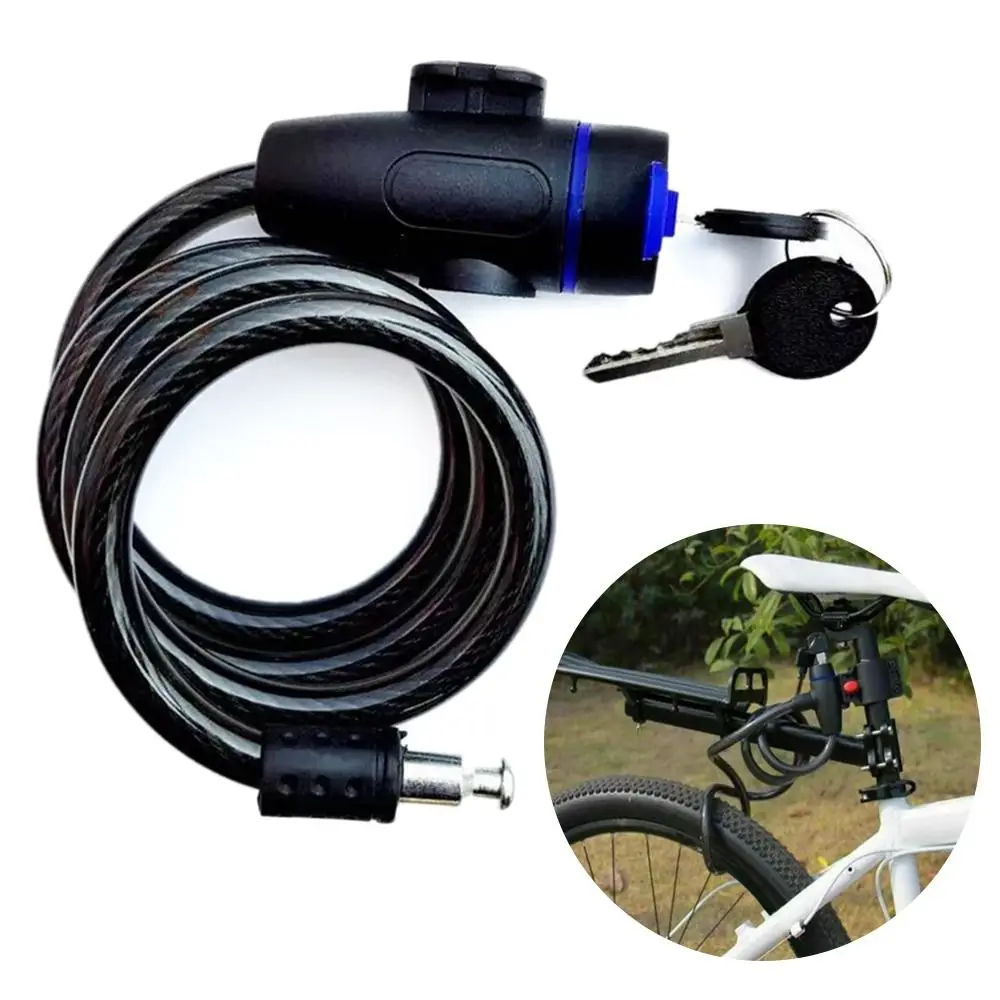 90cm Bike Chain Lock Anti-Theft withTwo key Heavy Duty Strong Motorcycle Padlock Lock Security Reinforce Bicycle Lock part