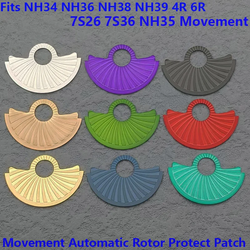 

NH35 NH36 Automatic Hammer Rotor Metal Patch Fits NH35 4R35 4R36 NH36 NH38 NH39 6R 7S Movement Watch Rotor Repair Guard Parts