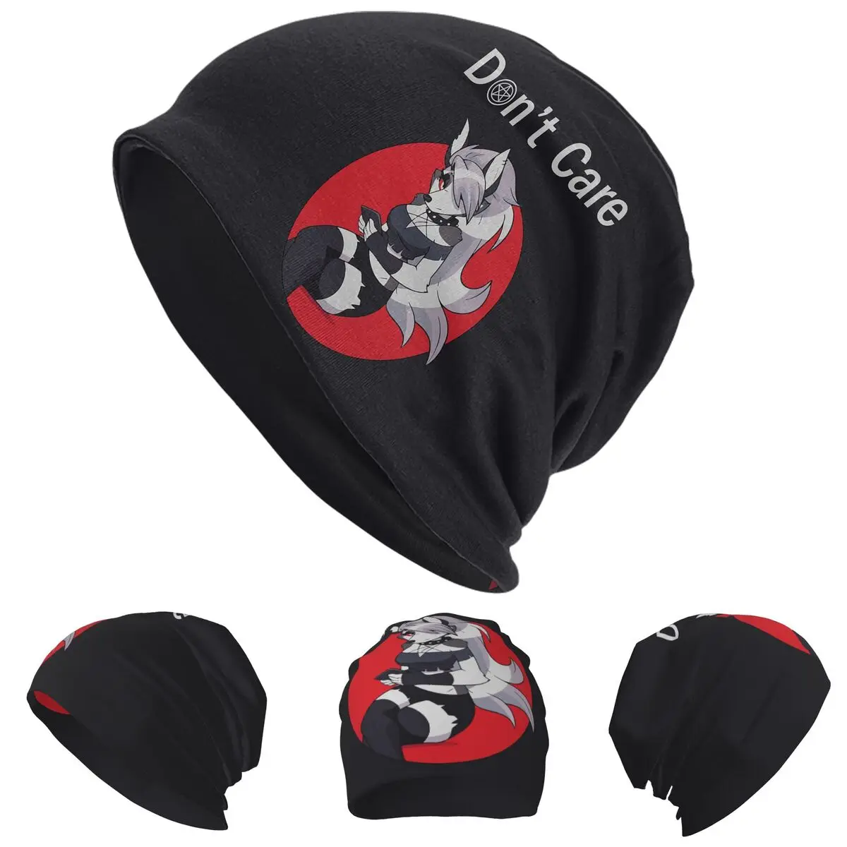 

Шапки-бини Helluva Boss Loona Skullies, теплая осенне-зимняя уличная шапка, вязаная шапка для мужчин, женщин и взрослых