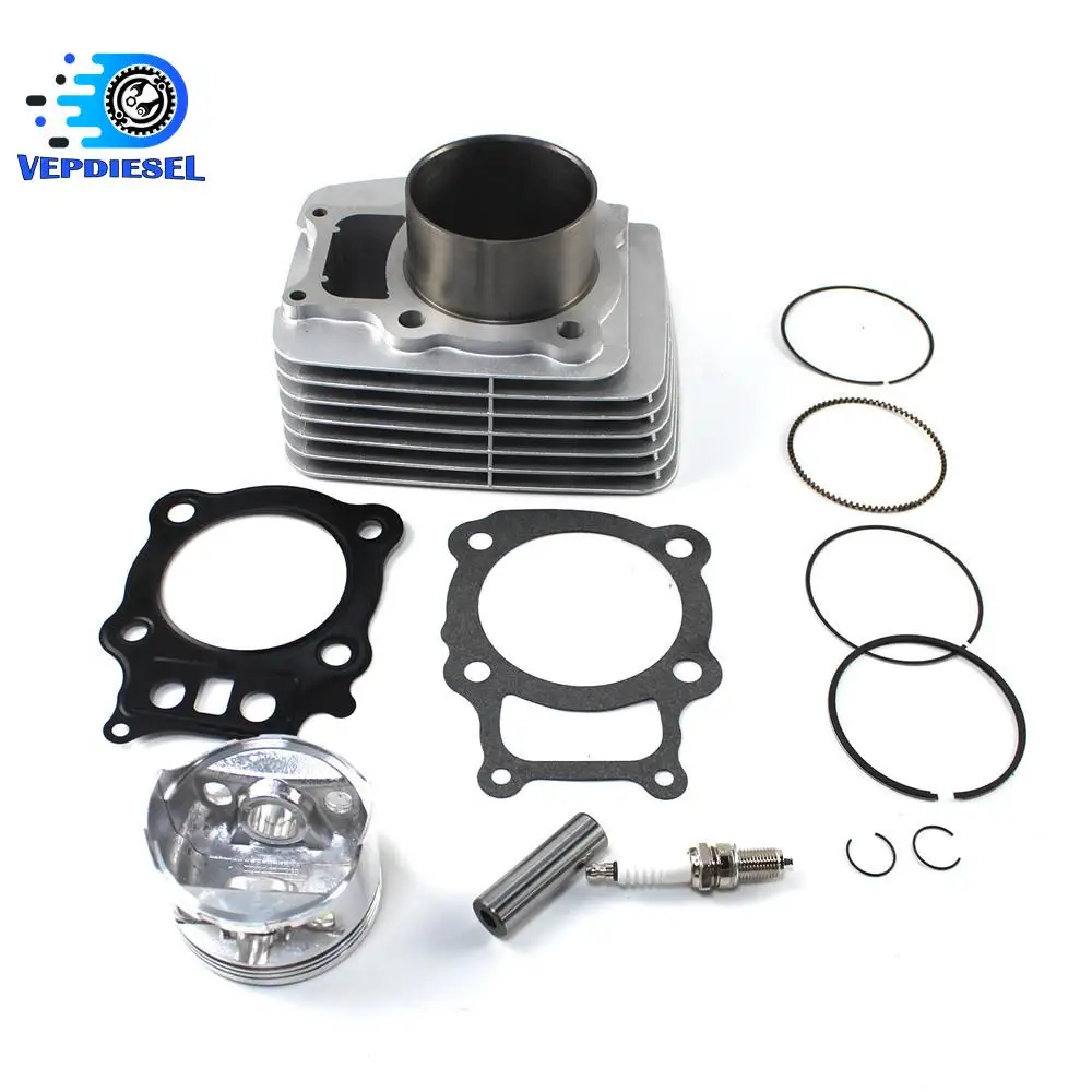 

Engine Cylinder Piston Gasket Rebuild Kit 12100-HN5-670 13101-HN5-670 13010-HN5-671 Fit for Honda Rancher TRX350 2000-2006 ATV