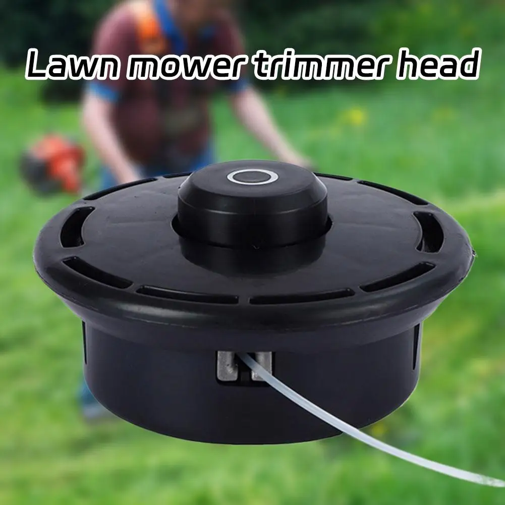Universal Trimmer Head for Brush Cutter - Tool-Free Auto Feed String Head, Fits Steel & Nylon Line, Grass Trimmer Accessory