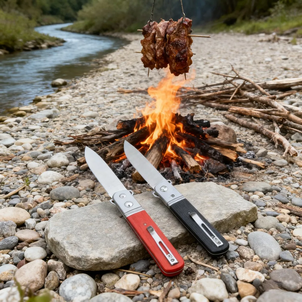 

Pocket Knife D2 Blade G10 Handle Outdoor Tactical Survival Knives Camping Hunting Tool EDC Folding Knife