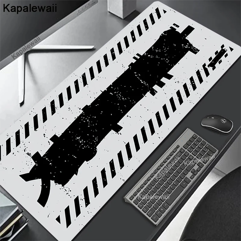 

Black And White Large Mousepad 900x400 Geometric Art Desk Mat XXL Computer Mousepads Gamer Mause Mat For PC Keyboard Mouse pads