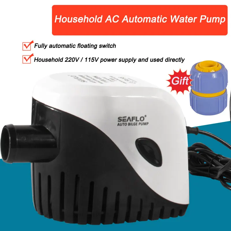 

Seaflo 1100GPH 115V-220V Household AC Automatic Water Pump Submersible Pump with Magnetic Float Switch Bomba De Agua Pump Water