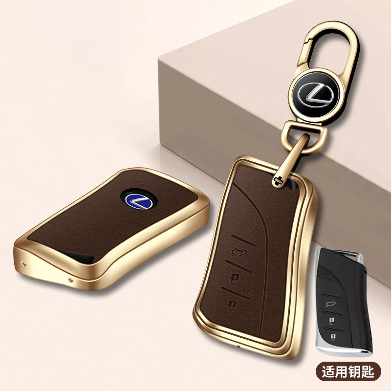 

Car Sticker Leather Car Key Case Cover Shell Fob For Lexus NX ES UX US RC LX GX IS RX 200 250h 350h LS 450h 260h 300h UX200 Auto
