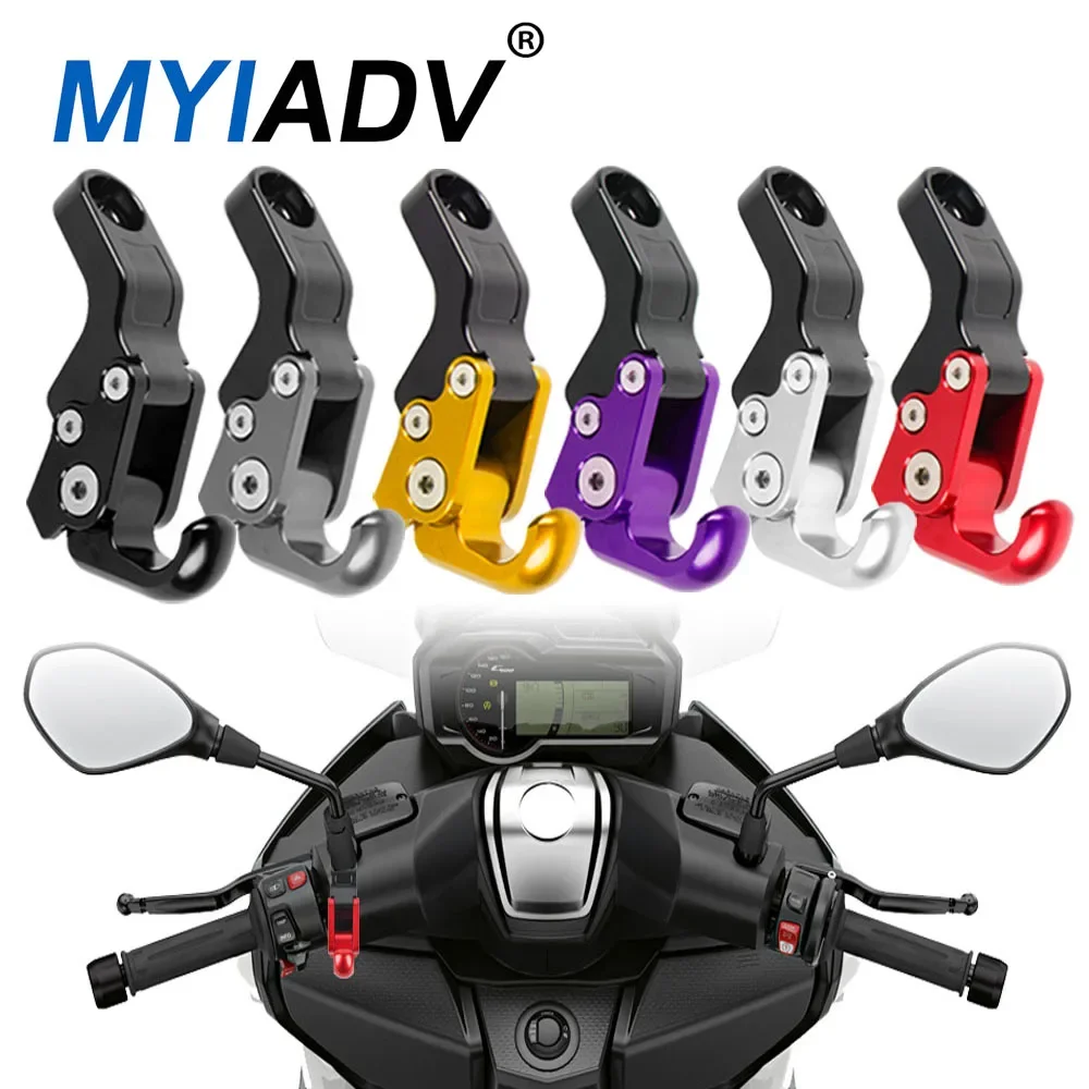 

For BMW C400X C400GT Motorcycle Accessories 10.5mm Side Mirrors Rod Luggage Hook Bag Hanger Cargo Carry Claw Grip Helmet Holder