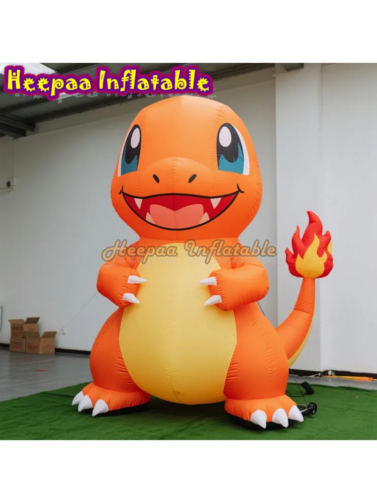 Pokemon Charmander opblaasbare cartoon aanpassen gigantische buitenreclame opblaasbare decoratie voor festival evenement feest - afbeelding 2