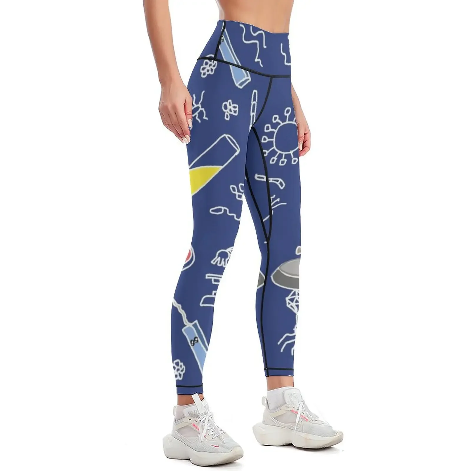 Microbiology Lab Bunsen Burner Loop Flame Leggings Sports pants for Fitness's gym clothes push up legging Womens Leggings 2