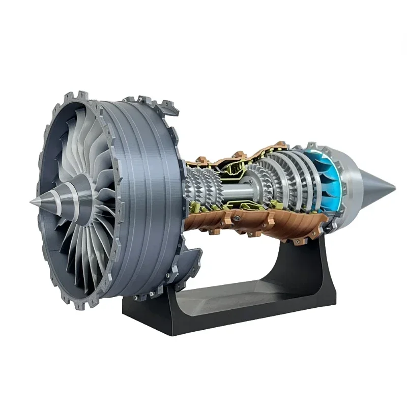 

TR 900 Turbofan Engine Simulation Aircraft Engine PLA Material 3D Printing Exquisite Gift Toys