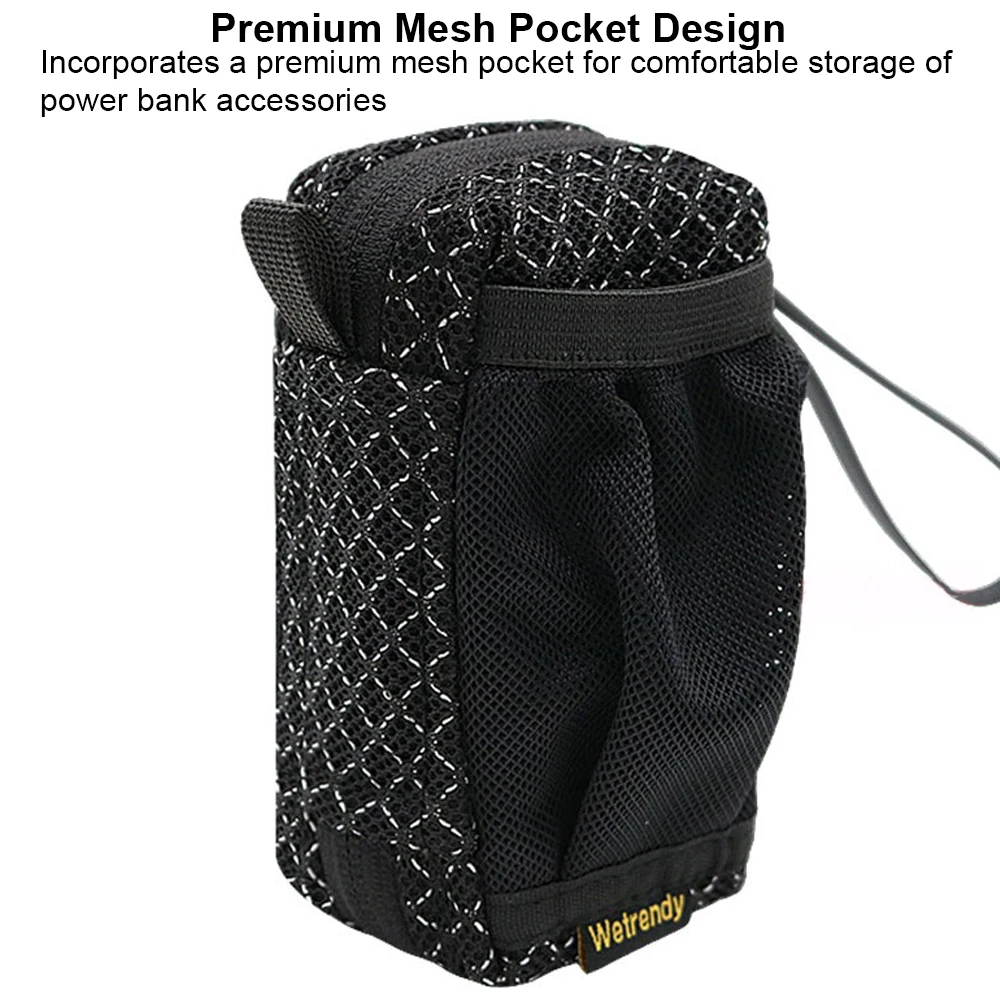Portable Power Bank Bag for Anker A1637 Portable Power Source Breathable Bag Outdoors Travel Carrying Ventilate Case