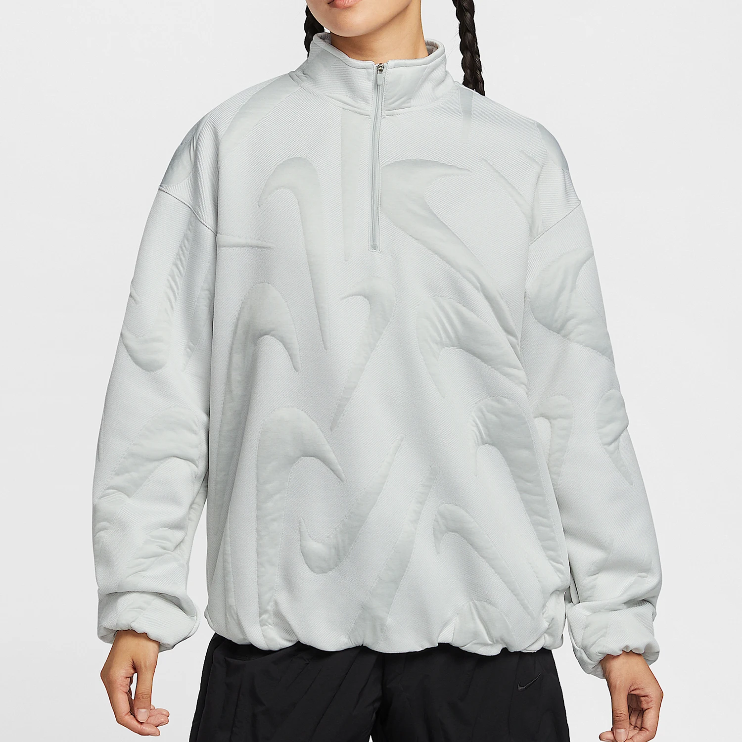 

Nike genuine Fall New Half-zip Stand-collar Fleece Sweatshirt FV7807-051