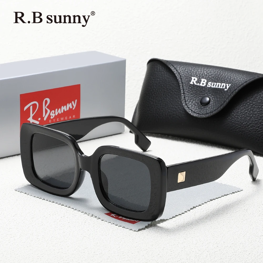 ヴィンテージ厚いフレーム-uv400-サングラススクエアデザイン高品質カジュアルメガネ男性女性ウォーキング運転スタイリッシュな眼鏡