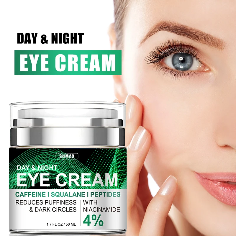 Sumax 50ml Pressing Bottle Eye Cream Containing 4% Niacinamide Remove Dark Circles and Eye Bags Moisturizing Firming Eye Creams