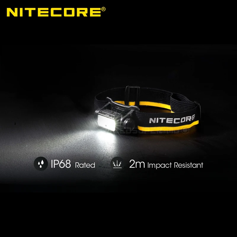 Fishing Light NITECORE NU40 1000 lumen USB-C Rechargeable Running Headlamp Built-in 18650 Li-ion Battery