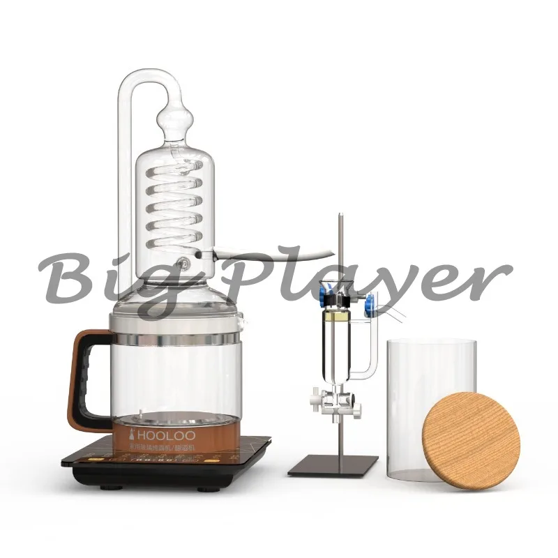 

Glass Distiller Distilled Water Pure Dew Distiller Household Essential Oil Extractor Pure Dew Machine