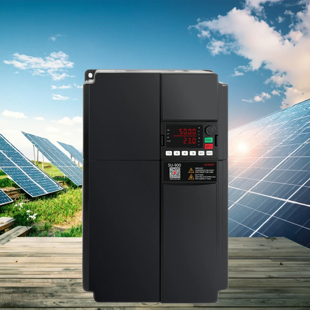 Solar VFD Single Phase Triple Phase Variable Speed Drive VFD AC 380v DC150V-760V Input 45KW 55KW Frequency Inverter