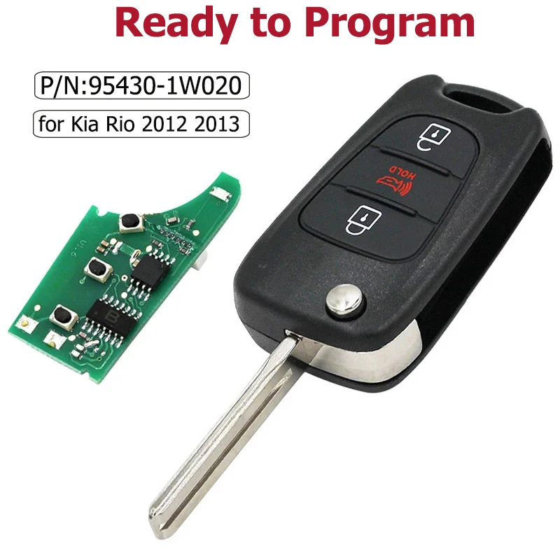 KEYECU 95430-1W020 per Kia Rio 2012 2013 portachiavi remoto aggiornato 315MHz TQ8-RKE-3F02