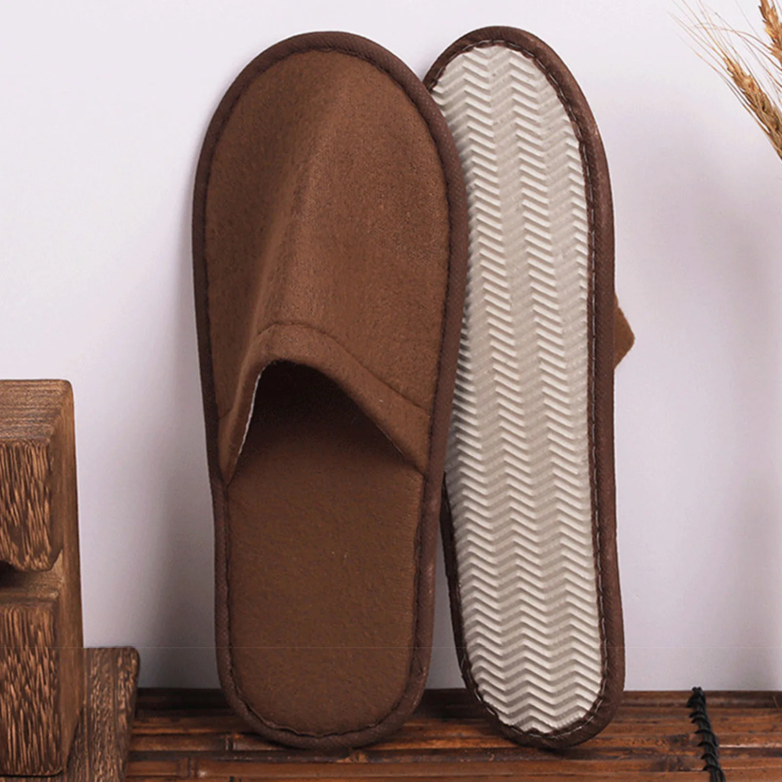 شباشب ضيوف منزلية محمولة مريحة في الارتداء، شباشب سميكة للاستخدام في المنزل وضيوف السفر #3