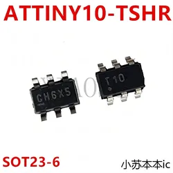 (2-5pcs)100% Original New ATTINY10-TSHR ATTINY10 T10 sot23-6 Chipset