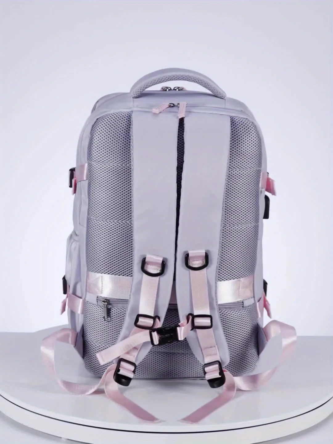 Large capacity expandable travel backpack with suitcase-style full open design and separate shoe compartment, ideal for air trav view 4