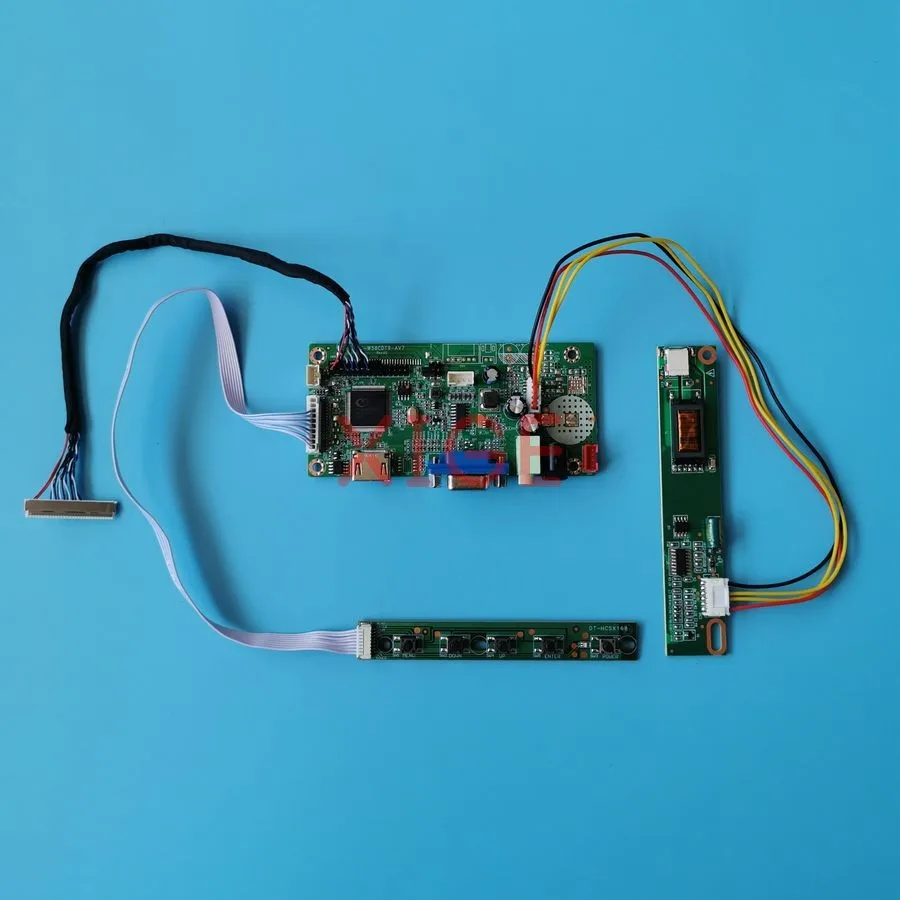 

For B141XG13 B141XG09 B141XG05 B141XG08 LCD Monitor Controller Drive Board DIY Kit LVDS 30-Pin 1024x768 1-CCFL 1024*768 HDMI+VGA
