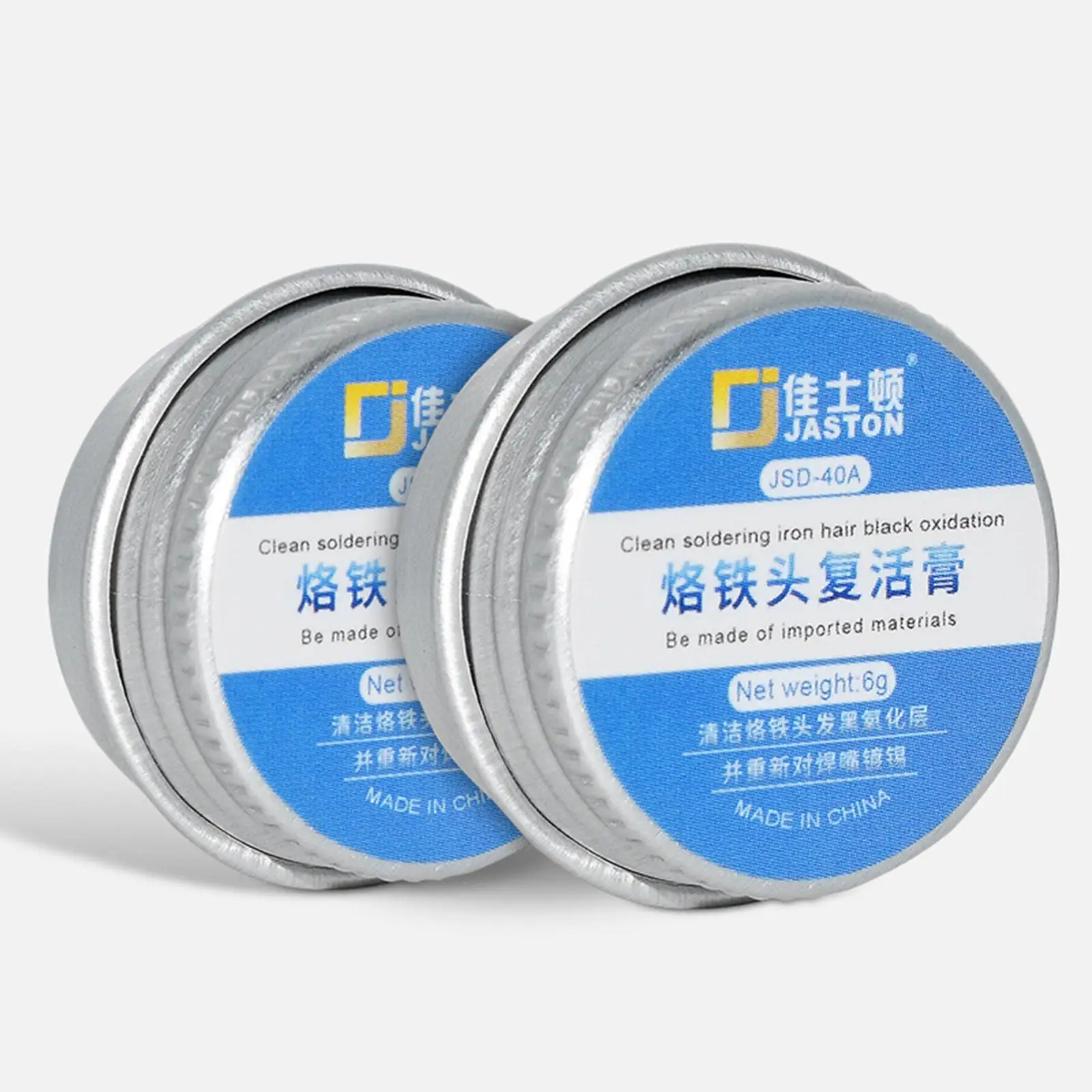2xPaste Iron Tip Flux Repair Soldering Tip Cleaner for Iron Head Maintenance