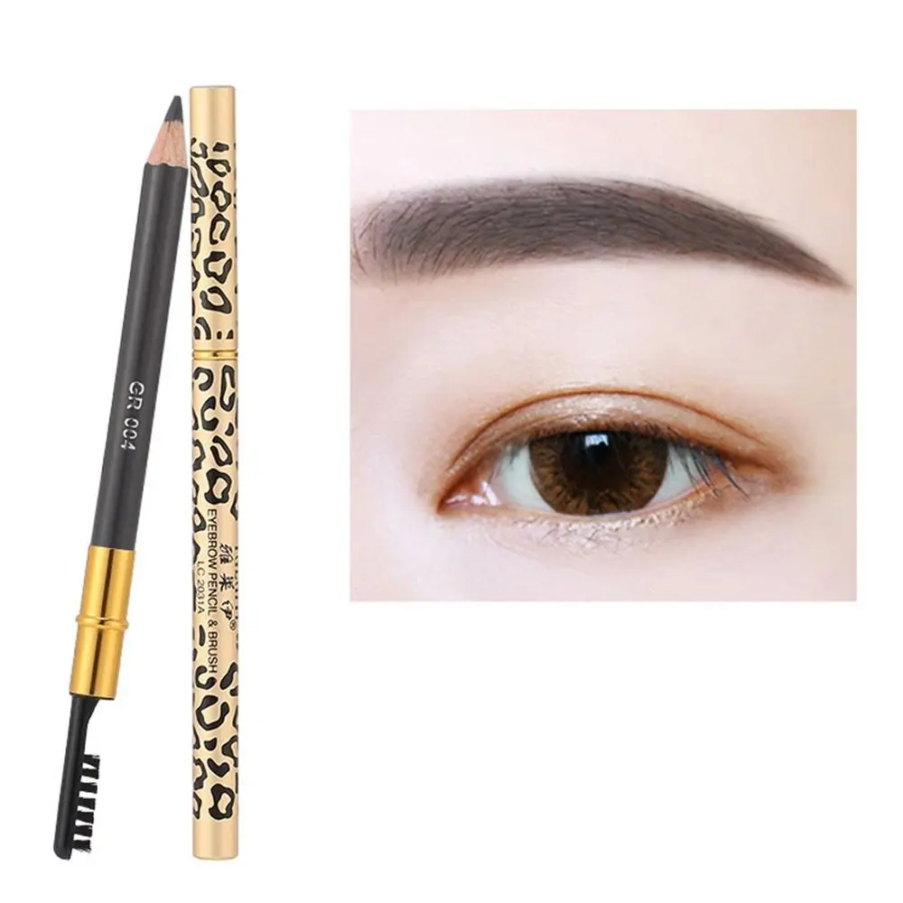 

Pen Cosmetics Women Eyebrow Brush Metal Case Eyebrow Enhancer Permanent Tattoo Pen Eye Brow Tint Eyebrow Pencil with Brush