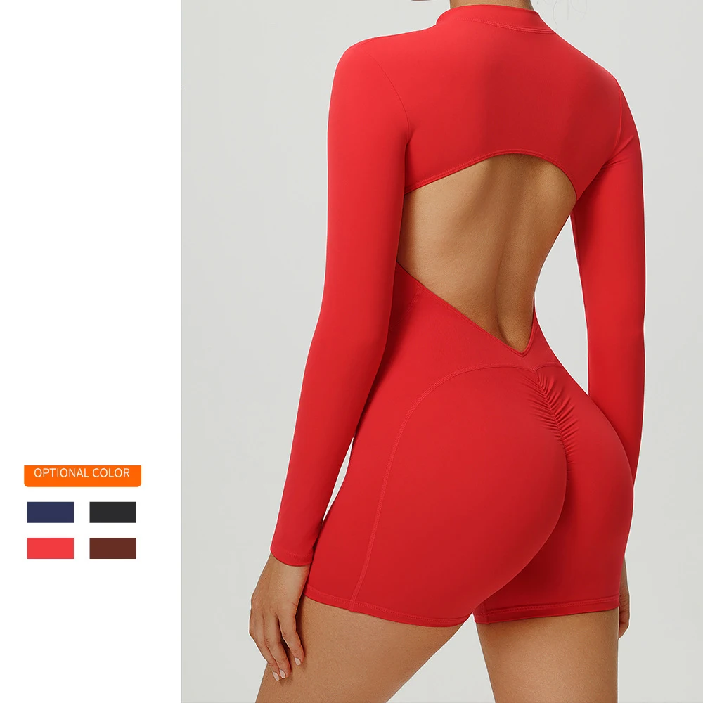 

Sexy Cutout Gym Bodysuit - Quick Dry Yoga Running Wear for Women