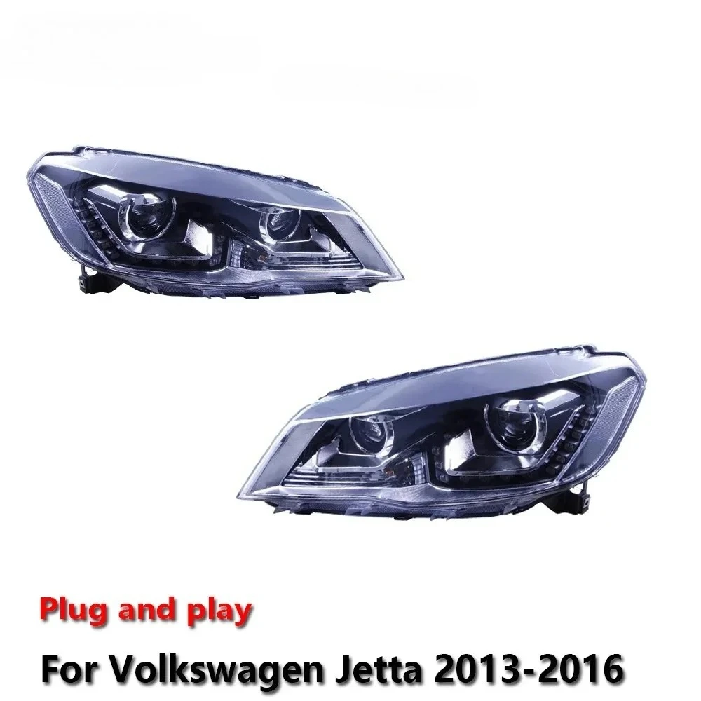 

Car LED Upgrade Headlight Accessories For VW Jetta 2013-2016 DRL Brake Turn Signal Lamp Plug and Play