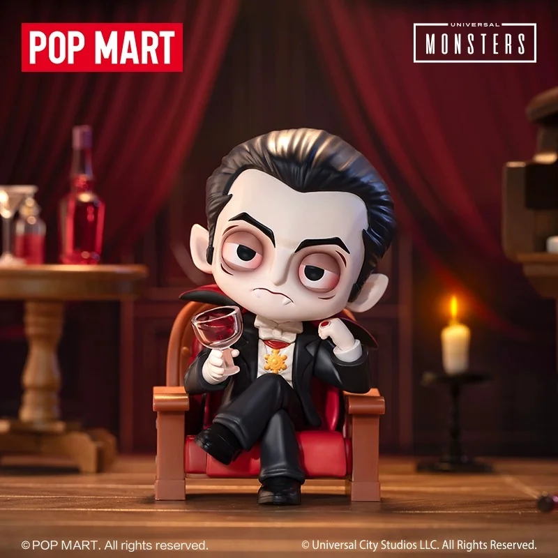 POP MART-Boîte ennemi de la série Universal Monsters Alliance, jouets Guess Bag, boîte mystère ata stery Caixa, figurine d'action Surpresa, modèle mignon