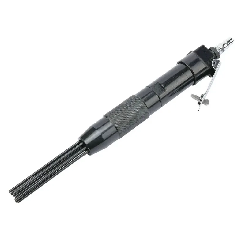 

Mini pneumatic deruster, welding slag and burr removal tool, low-noise pneumatic needle deruster