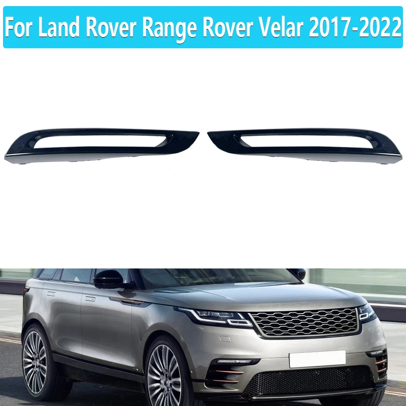 Para Land Rover Range Rover Velar L560 2017-2022 parachoques delantero de coche cubierta de luz antiniebla marco antiniebla cubierta rejillas LR136387 LR094993