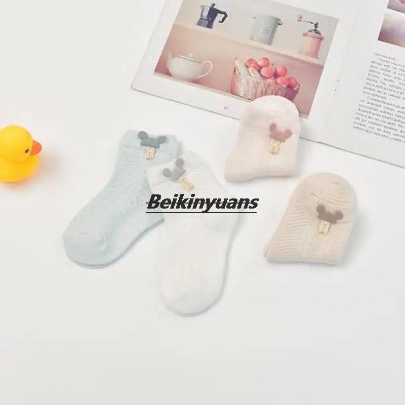 baby socks mesh in pure cotton in spring and autumn for children, spring and summer newborn sock for children socks