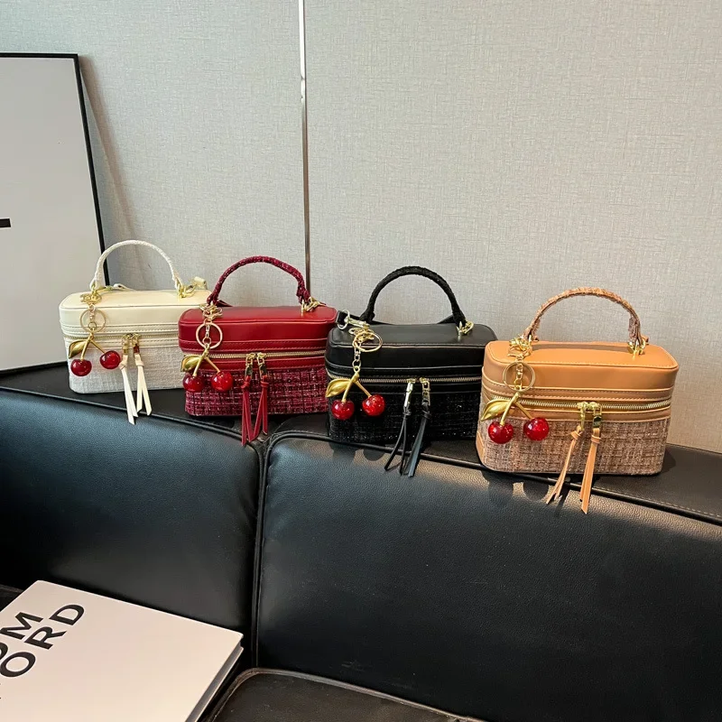 

New 2025 Korean - Style Light - Luxury Box - Shaped Bag, Hot Fashion Shoulder Messenger Bag, Ideal for Commuting