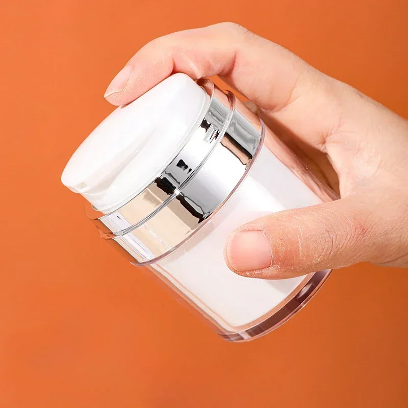 Bouteille de crème sous vide 15ml 30ml 50ml, bouteille de Lotion à pression, sous-bouteille de crème pour le visage, bouteille de Lotion acrylique sans paille