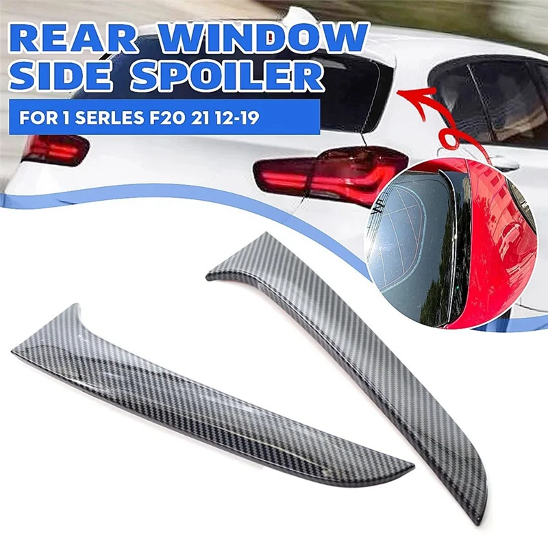 Rear Window Side Wing Trim Water Transfer Print Spoiler Car for BMW BMW 1 Series F20 F21 2012-2019