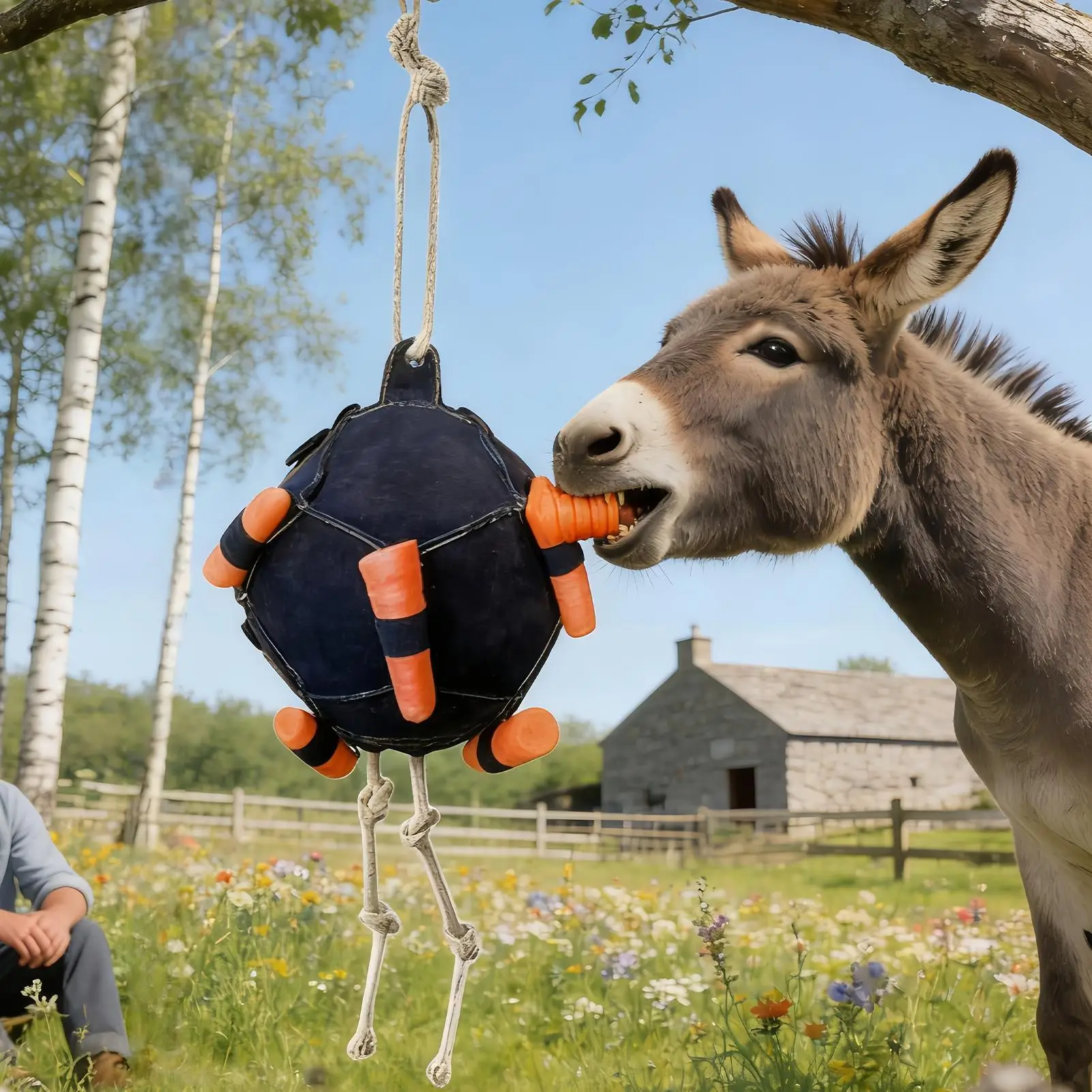 Horse Carrot Feedin…