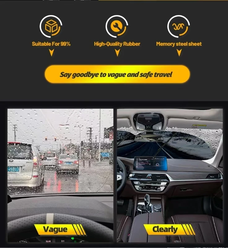 ممسحة لـ BYD Song Pro 2019-2024 2020 2021 2022 2023 RHD LHD ممسحة أمامية شفرات الزجاج الأمامي فرشاة نافذة الزجاج الأمامي 24 "+16"