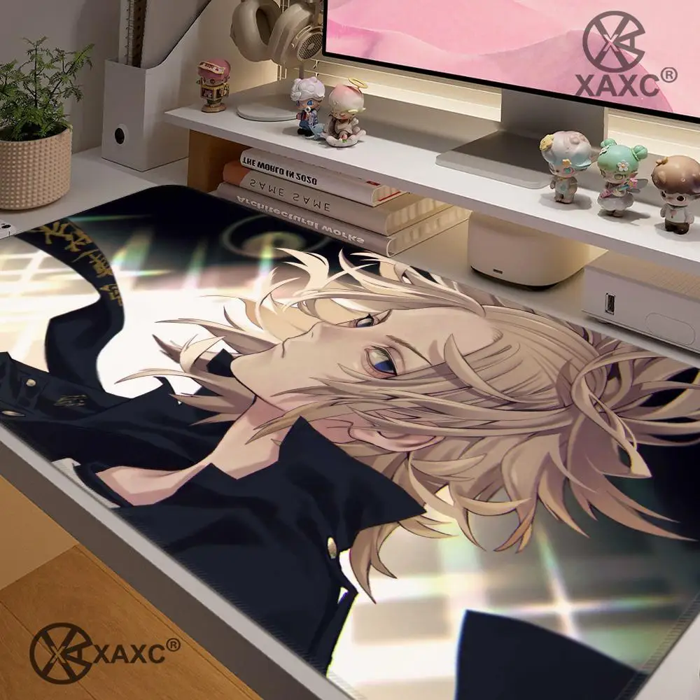 

T-Tokyo Revengers XAXC Mouse Pad large keyboard mouse desk pad non-slip rubber gaming mouse pad laptop mouse carpet