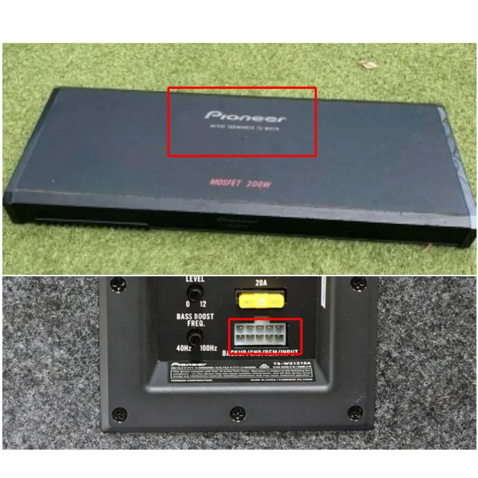 10 Pin Car Stereo Power Amplifier Harness Subwoofer RCA For