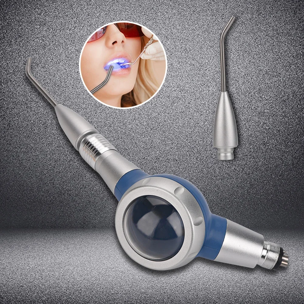 Dental Care Air Flow Teeth Polishing Polisher Handpiece 4Hole Prophy Jet Unit 360Degree Rotation Clean Tartar For Dental Doctor