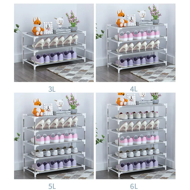 خزانة منظم الأحذية رف الأحذية النظارات الشمسية النسائية حقائب اليد ووتش خزانة الأحذية مدخل شماعات ورف الأحذية الدورية المنزل #4