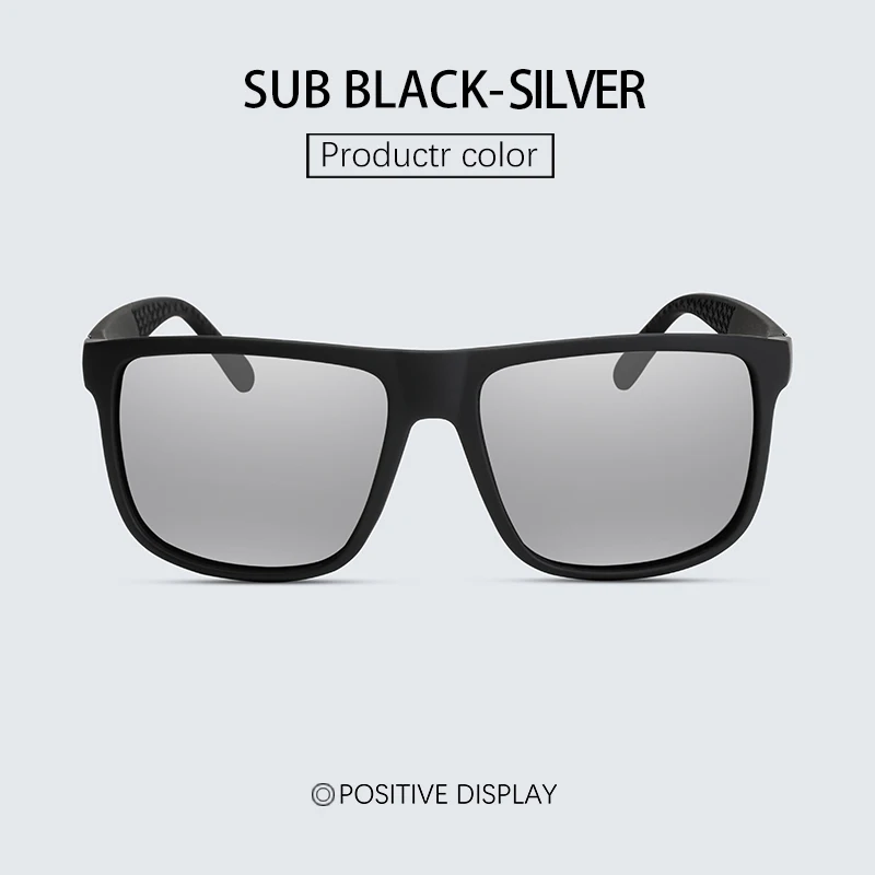 Marke Designer männer Sonnenbrille Vintage Quadrat Sonnenbrille Männer Frauen Luxus Fahren Angeln UV400 Brillen Männer – Detail 3