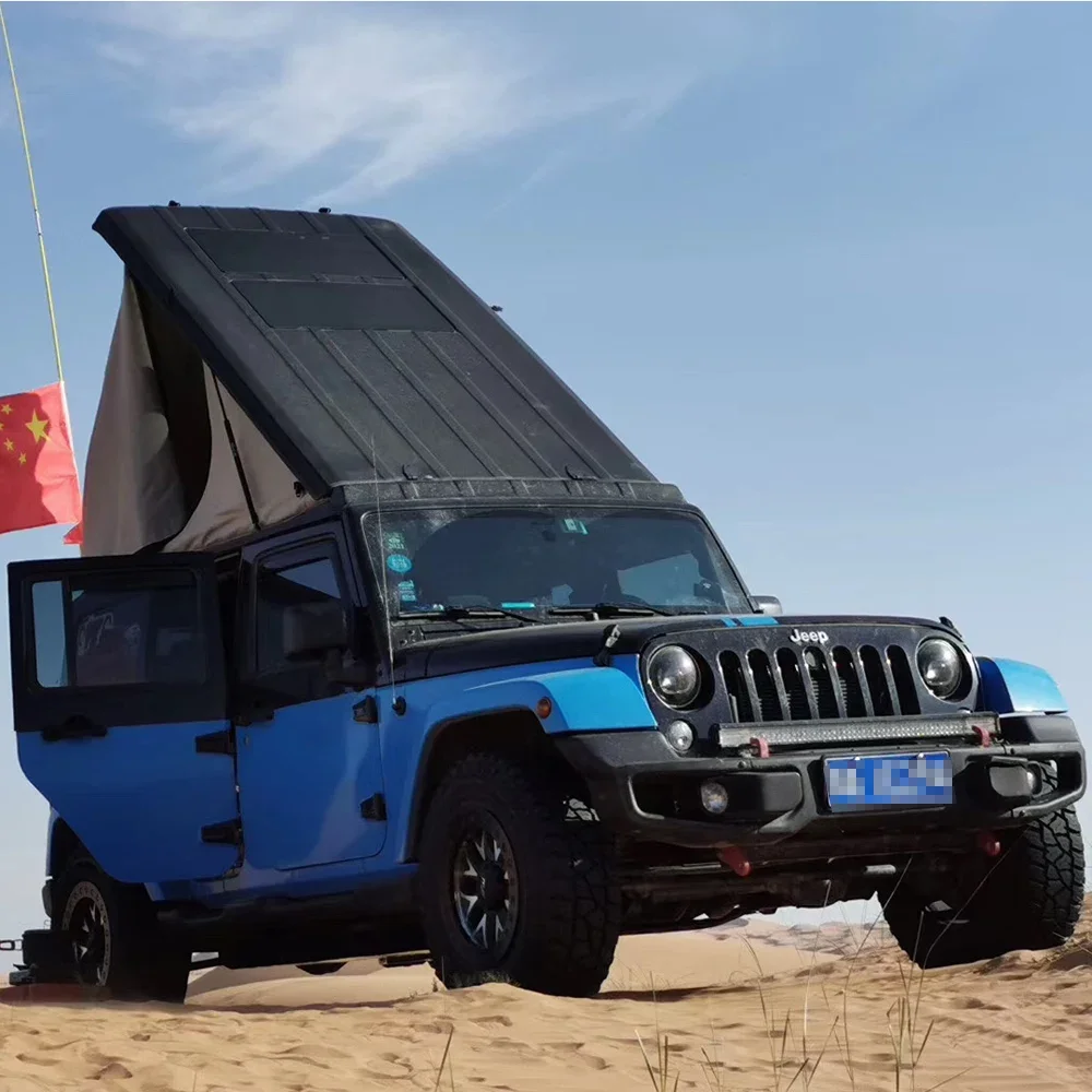 

High quality roof tent for Jeep Wrangler jeepwrangle America Safari JXL Review Rooftent