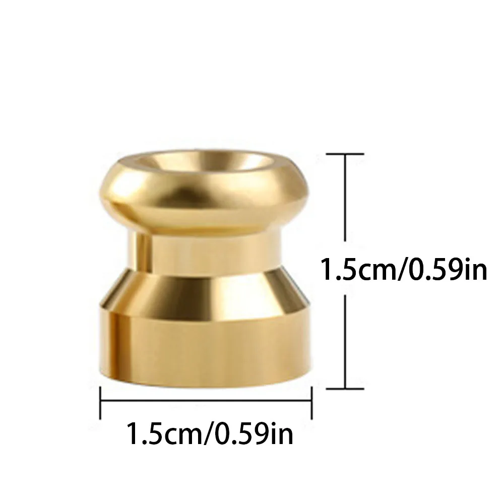 1pc Botanical Laser Engraving Wax Seal Stamp 1.5cm Mini Brass Heads Tulip message, Suzuran, Late Autumn Wax Stamp Suitable