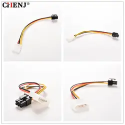 Cable Adapter PC Video Card Connector Cable Converter Cord 1Pcs 17cm 4 Pin Molex IDE To 6 Pin PCI-E Graphic Card Power Supply