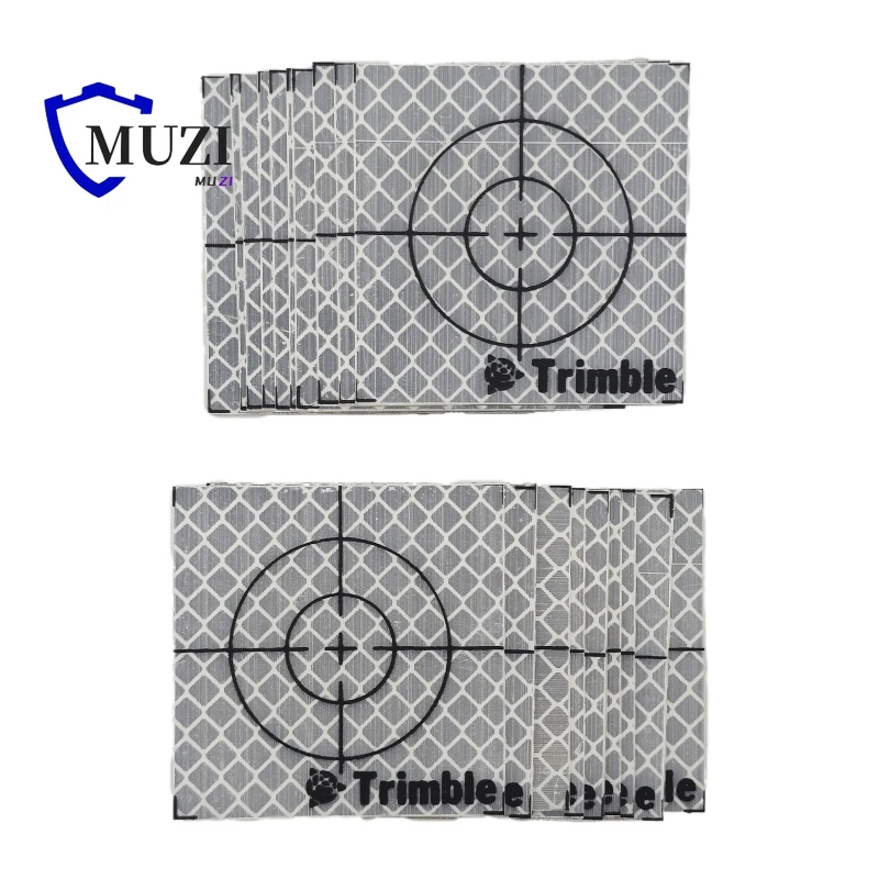 Reflective Sheet For Trimble Total Station Surveying 100PCS 20 30 40 50 60X60mm Tape Target Reflector Sheet With Trimble Logo