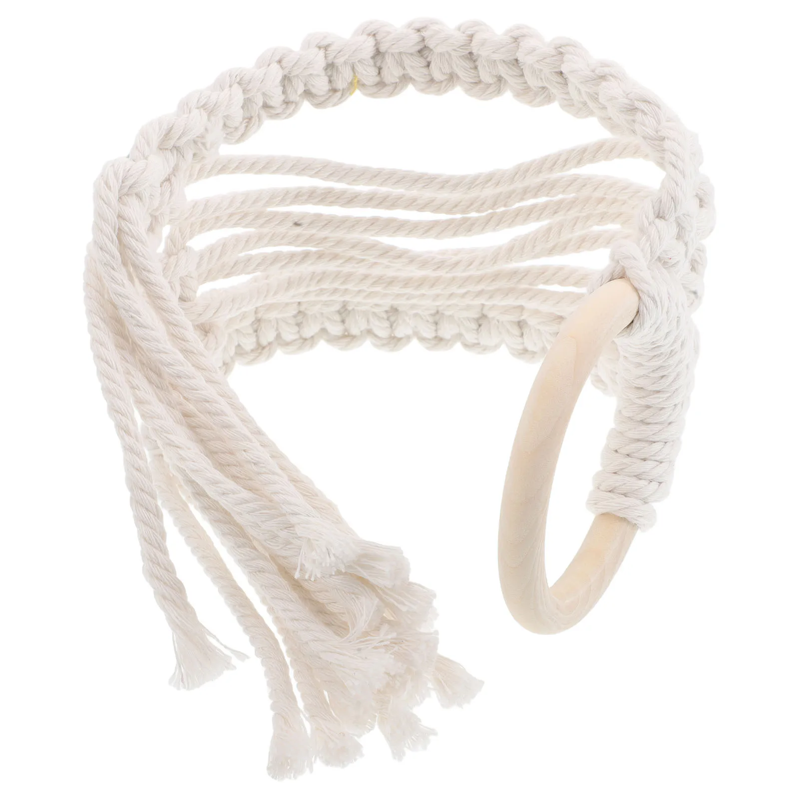 

Nordic Style Macrame Wall Hanging Tapestry Cotton Rope Woven Tassel Pendant Bedroom Living Room Decorative Ornament Home Rustic