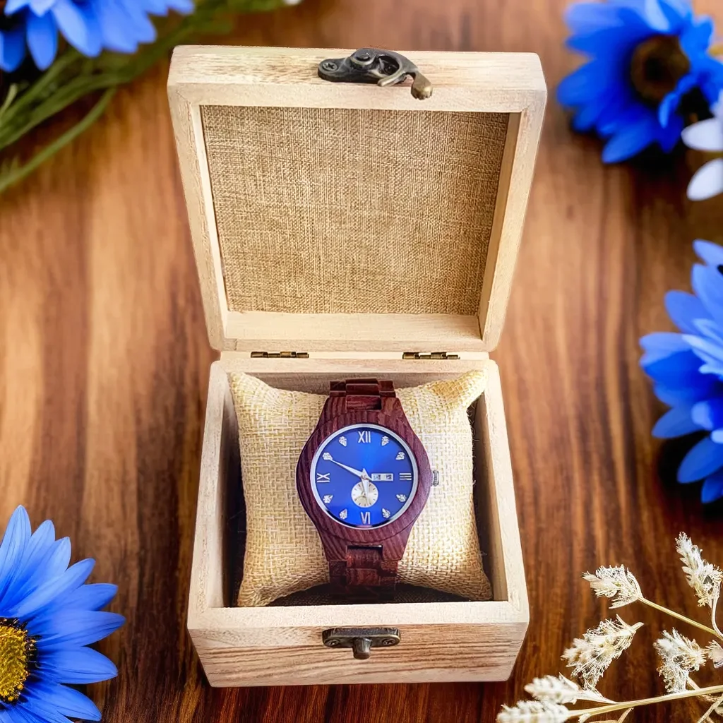 Wood Wrist Watch Women Fashion Simulated Diamond Dial Wife Girlfriend Clock Stylish simplicity Quartz Wooden Watches for Ladies