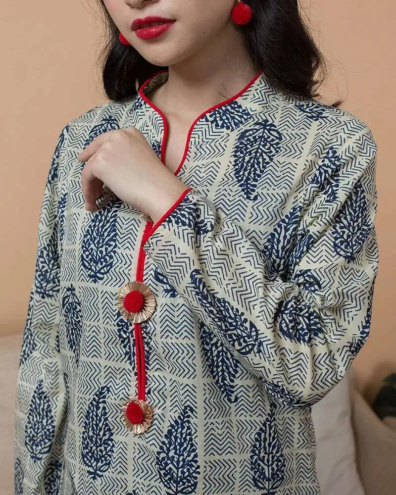 Indian Women's Ethnic Style Pure Cotton Printed Spring/summer New Product - view 3